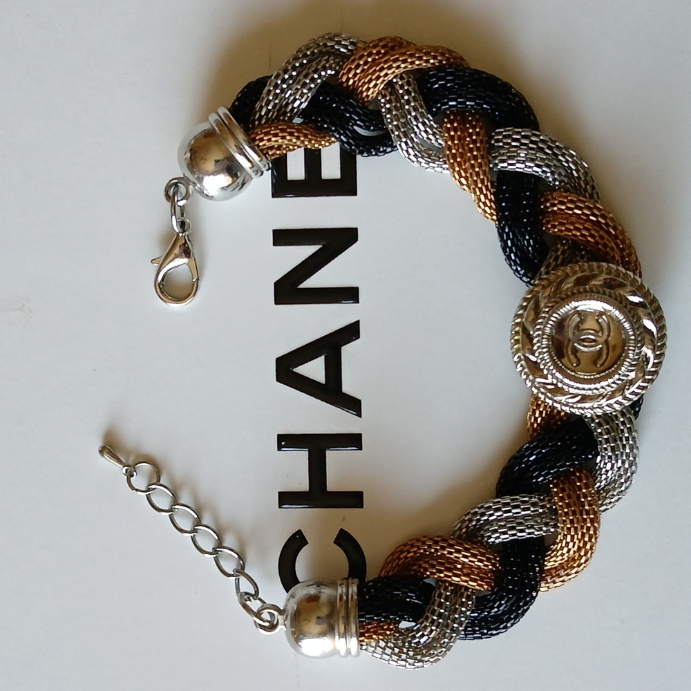 CHANEL Button Bracelet